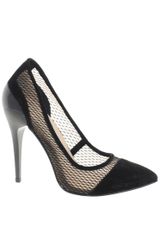 Asos Pressed Pointed High Heels with Suede Detail