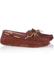 Bottega Veneta Suede Driving Shoes - Lyst