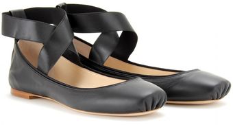 Chloé Square Toe Ballerinas - Lyst