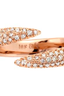 Eva Fehren Champagne Diamond Wrap Claw Ring - Lyst