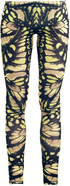 McQ by Alexander McQueen Butterflyprint Leggings - Lyst
