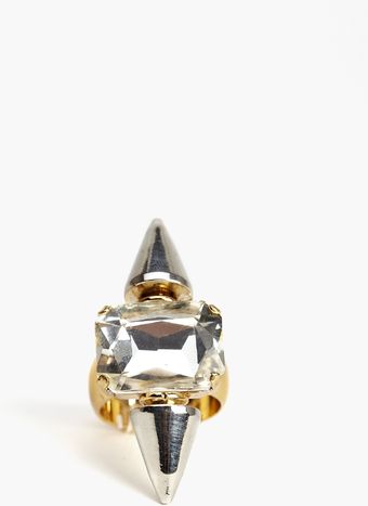 Nasty Gal Highlight Crystal Ring - Lyst