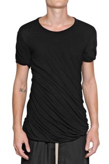 Rick Owens Double Unstable Cotton Jersey Tshirt - Lyst