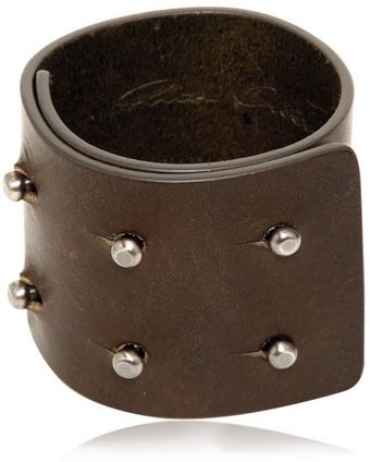 Rick Owens Leather Bracelet - Lyst