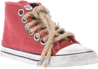 Dioniso Jute Hitop Sneaker - Lyst