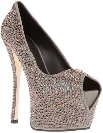 Giuseppe Zanotti Studded Platform Pump - Lyst