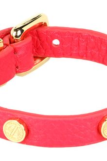 Marc By Marc Jacobs Turnlock Charm Leather Bracelet - Lyst