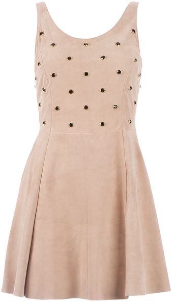Drome Embellished Leather Dress - Lyst