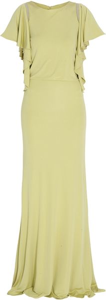 Elie Saab Ruffle Jersey Gown - Lyst