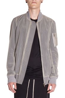 Rick Owens Zip Front Bomber Jacket - Lyst