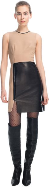 3.1 Phillip Lim Layered Biker Dress - Lyst