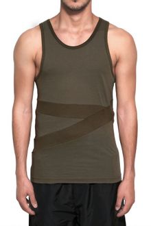 Adidas Slvr Cotton Jersey Banded Tank Top - Lyst