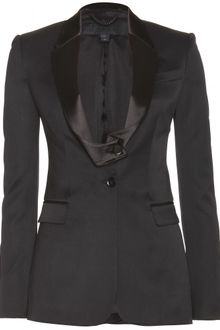 Burberry Prorsum Blazer with Satin Lapel - Lyst