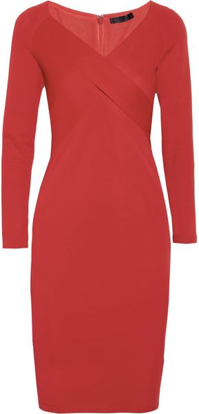 Donna Karan New York Stretchcrepe Dress - Lyst