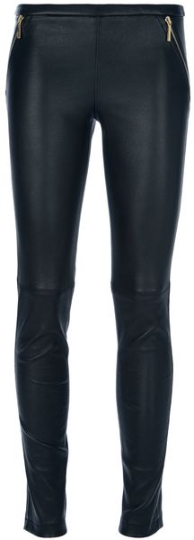 Emilio Pucci Leather Leggings - Lyst