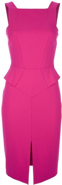 Emilio Pucci Fitted Peplum Dress - Lyst