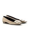 Roger Vivier Patent Leather Belle Vivier Ballerinas in Brown (cafe) - Lyst