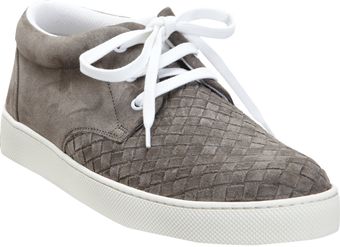 Bottega Veneta Intrecciato Chukka Sneaker - Lyst
