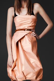 Burberry Prorsum Iridescent Bustier Dress - Lyst