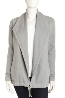 James Perse Drawstring-Waist Terry Jacket - Lyst