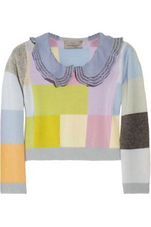 Preen Mia Cropped Cashmere Sweater - Lyst