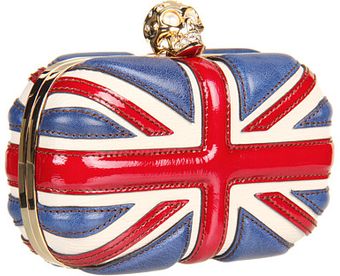 Alexander McQueen Skull Clutch - Lyst