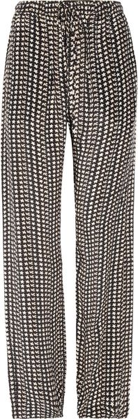 Etoile Isabel Marant Madjo Printed Silk Straightleg Pants - Lyst