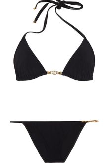 Gucci Chain Detailed Triangle Bikini - Lyst