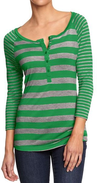 Old Navy Raglansleeve Henleys - Lyst