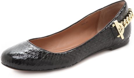 snake ballet flats