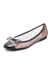 RED Valentino Cap Toe Bow Flats - Lyst