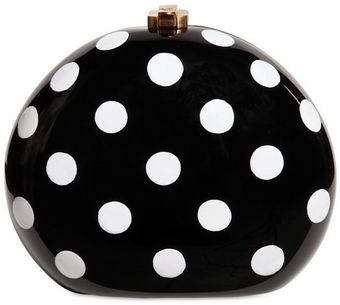 Rocio Gaia Dotty Colored Acacia Wood Clutch - Lyst