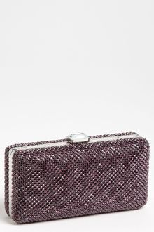 Sondra Roberts Crystal Mesh Box Clutch - Lyst