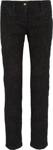 Balmain Straight-Leg Jacquard Pants - Lyst