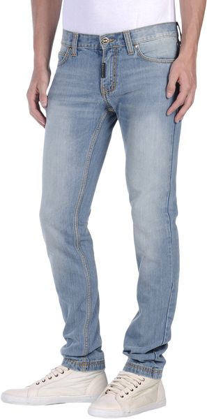 Frankie Morello Denim Pants - Lyst