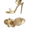 Michael Kors Highheeled Sandals in Gold - Lyst