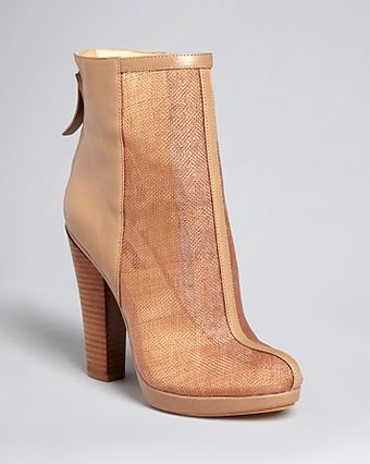 Rachel Zoe Booties Maddy Raffia High Heel - Lyst