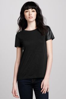 Theory Rodiona Silk Tee - Lyst