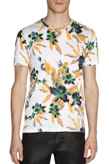 Balenciaga Floral Print Tee - Lyst