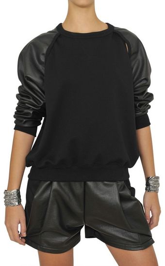 Damir Doma Cotton Fleece Sweatshirt - Lyst