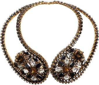 Erickson Beamon Crystal Spike Night Porter Large Collar - Lyst