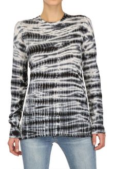 Proenza Schouler Long Sleeved Tie Dye Cotton Jersey Top - Lyst