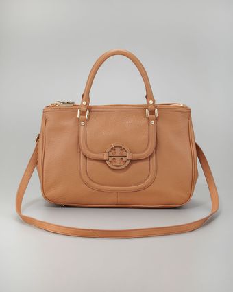 Tory Burch Amanda Doublezip Tote Bag Camel - Lyst