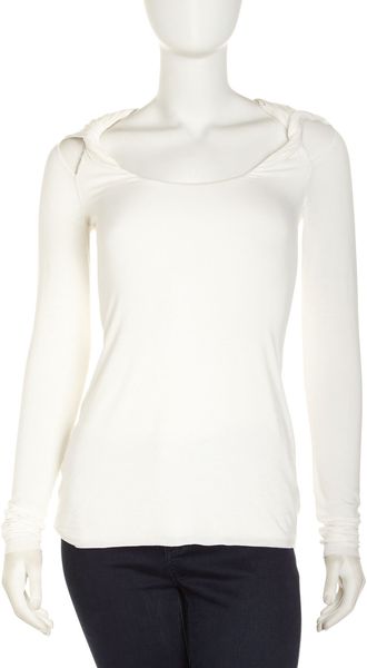 Bailey 44 Twistshoulder Top - Lyst