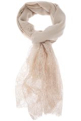 Valentino Floral Lace Scarf