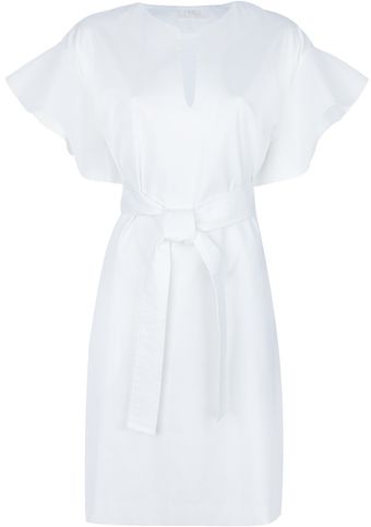 Chloé Flutter Sleeve Dress - Lyst