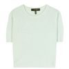 Isabel Marant Chai Cropped Cashmere Pullover in Green (mint) - Lyst