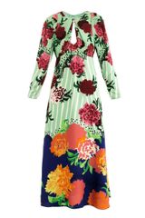 Marc Jacobs Oversized Floralprint Keyhole Dress
