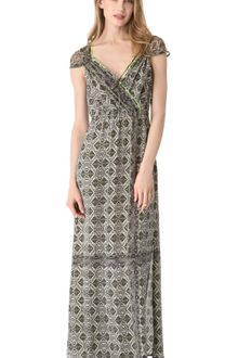 Twelfth Street by Cynthia Vincent Gathered Maxi Dress - Lyst