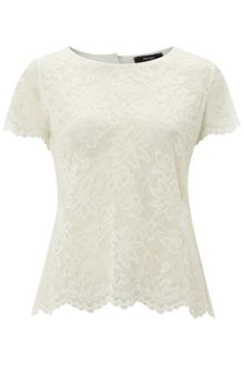 Therapy Lace Scallop Top - Lyst